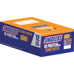 SNICKERS Hi Protein Peanut Butter Bars, 24 oz (12-Count Box) image