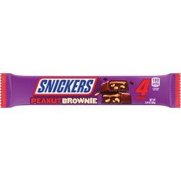 SNICKERS Peanut Brownie Squares Share Size Chocolate Candy Bar, 2.4 oz image