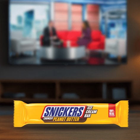 SNICKERS Milk Chocolate Crunchy Peanut Butter Ice Cream Bars, 2.62 Oz Bar