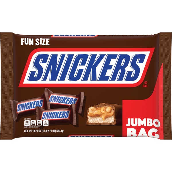 estoy feliz conectar Incitar SNICKERS Fun Size Chocolate Candy Bars, 18.71 oz | SNICKERS®