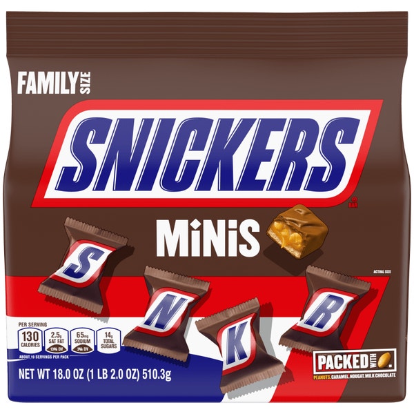 SNICKERS MINIS 12X180G NEW 01/25