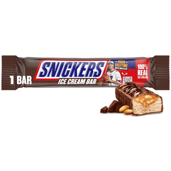 SNICKERS Chocolatey Caramel Peanut Butter Ice Cream Bar, 2.8 Oz