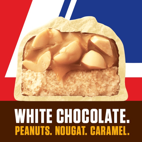 SNICKERS White Chocolate Share Size Candy Bars, 2.84 oz