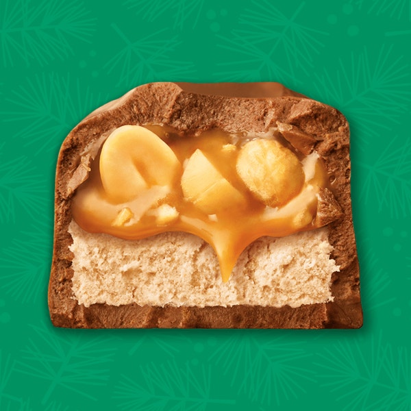 SNICKERS Minis Chocolate Christmas Candy Cane, 2.14 oz Tube