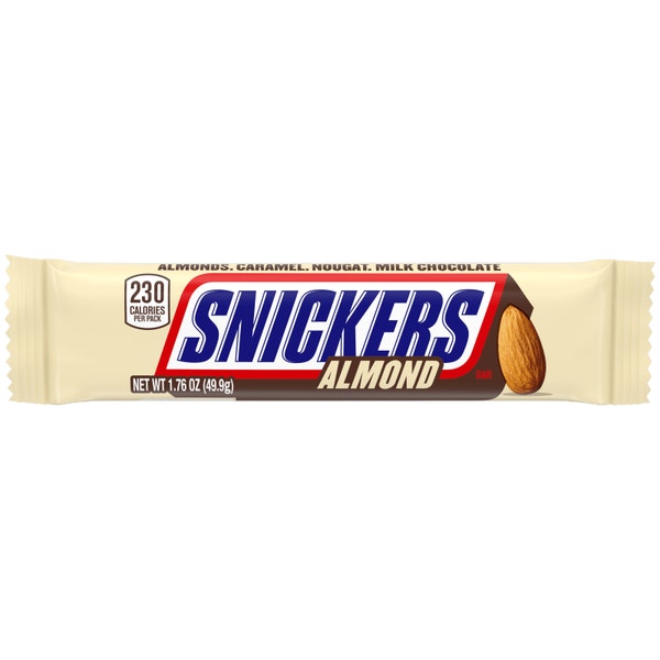 SNICKERS Almond Singles Chocolate Candy Bars, 1.76 oz