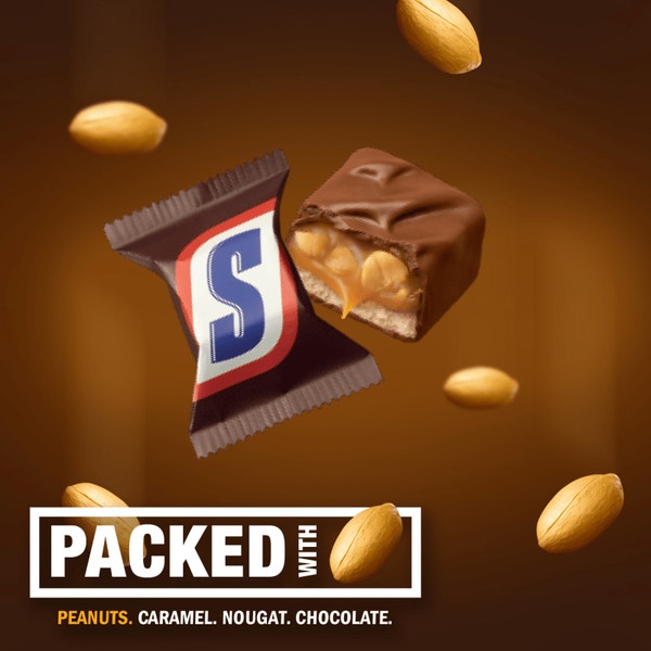 SNICKERS Minis Size Chocolate Candy Bars Bag, 40 oz