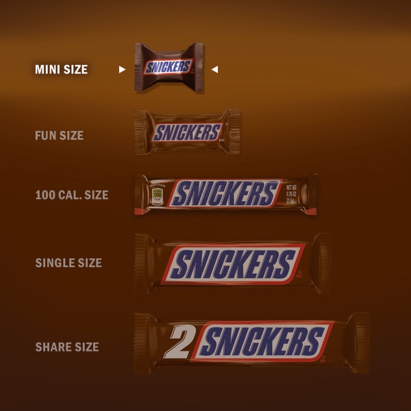 SNICKERS Original Chocolate Minis Size Bars Bag 4.4 oz