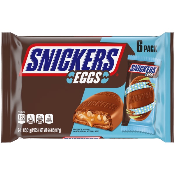 SNICKERS CARAMEL EGG 6 PACK EASTER