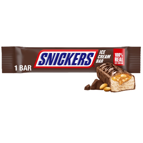 SNICKERS Chocolatey Caramel Peanut Butter Ice Cream Bar, 2.8 Oz