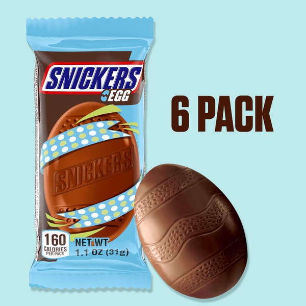 SNICKERS CARAMEL EGG 6 PACK EASTER