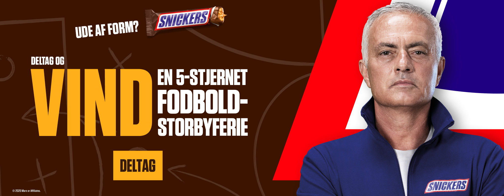 banner with snickers logo