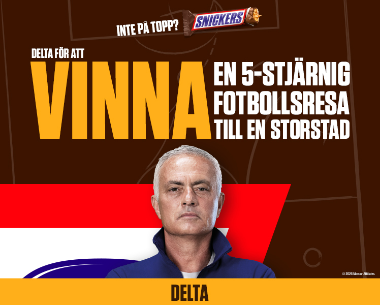 banner with snickers logo