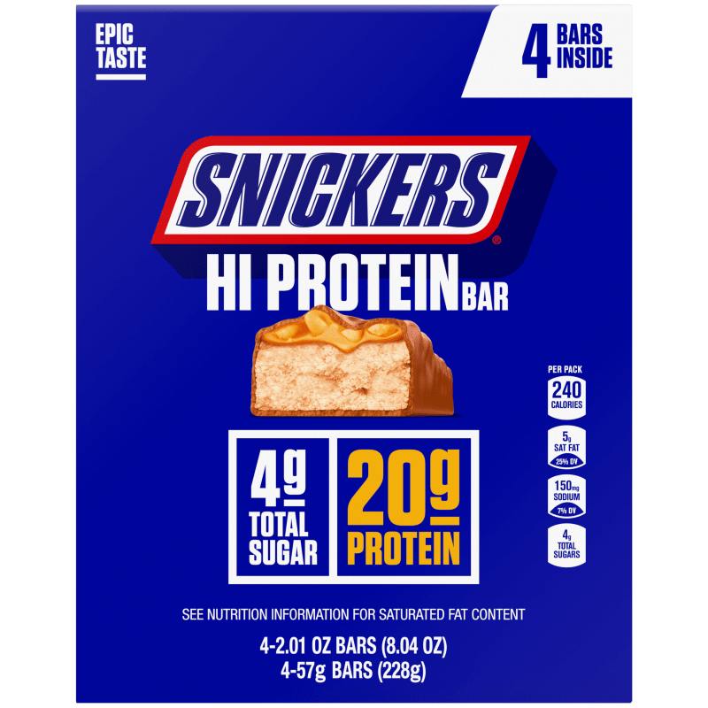 SNICKERS Hi Protein Original Bars, 8.04 oz (4-Count Box) image