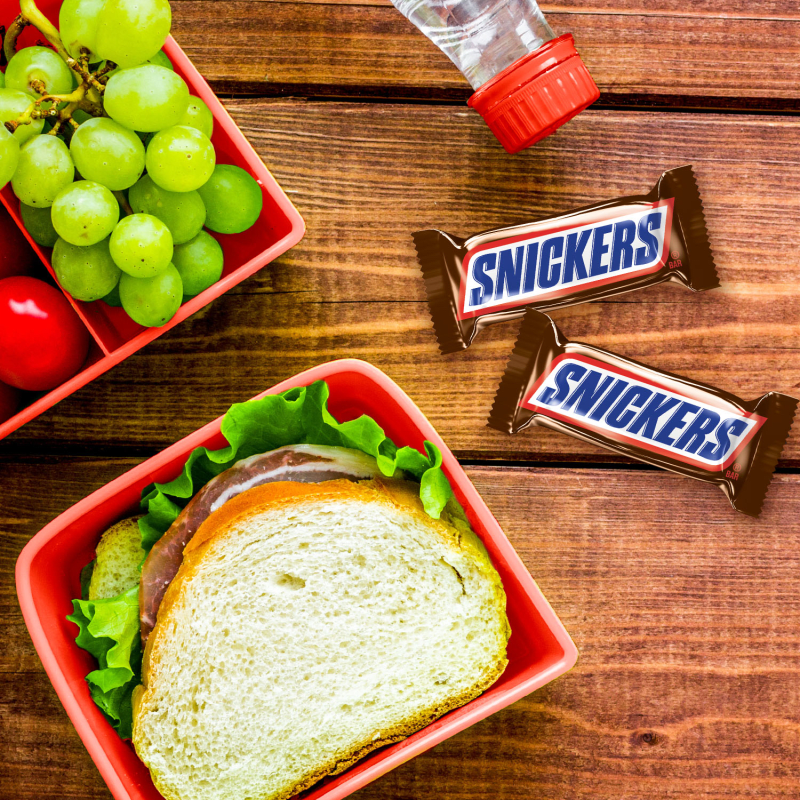 SNICKERS, Milk Chocolate Fun Size Bars, 3.4 oz (6 Count)