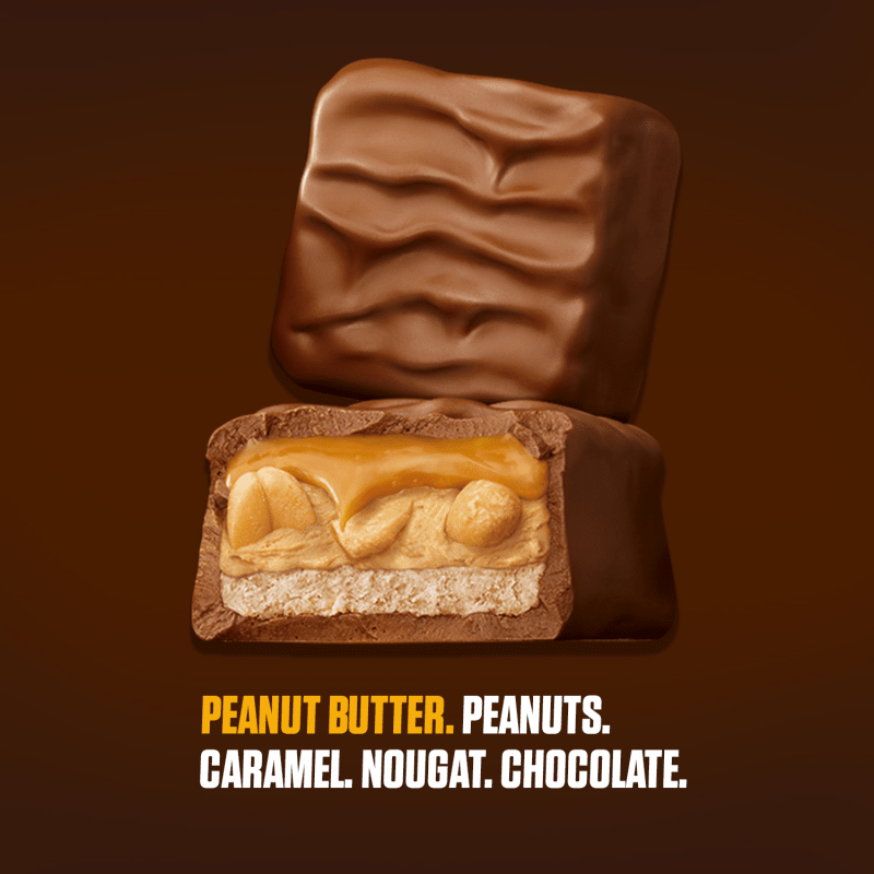 SNICKERS Peanut Butter Squared Singles Size Chocolate Candy Bar,  1.78 oz
