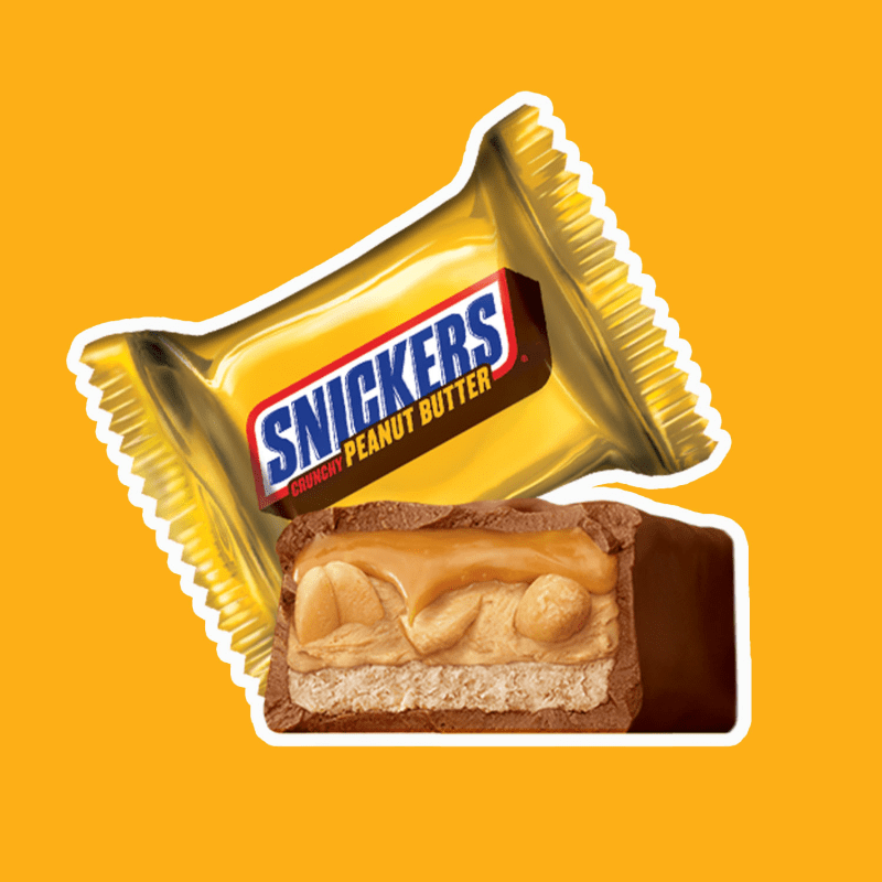 SNICKERS Crunchy Peanut Butter Chocolate Squares Fun Size Bag, 11.5 oz