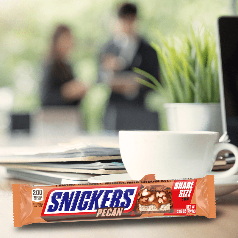 SNICKERS PECAN Share Size Chocolate Candy Bars, 2.82 oz
